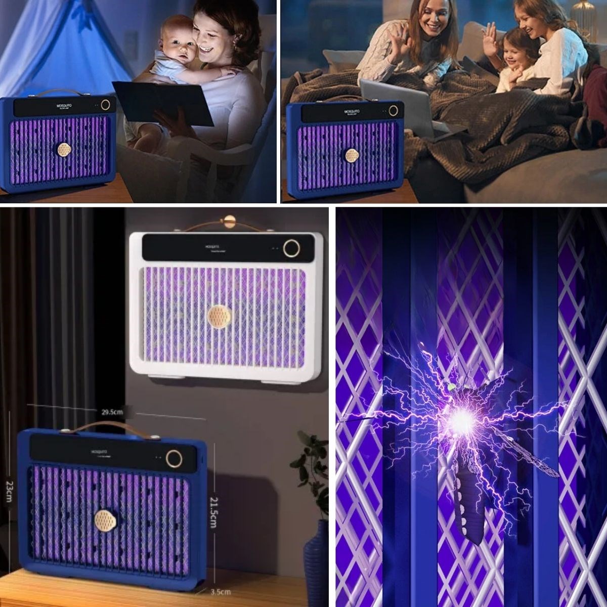 4000mAh Aufladbarer kabelloser 3000V Hochleistungs-Elektrischer Mückentöter #4