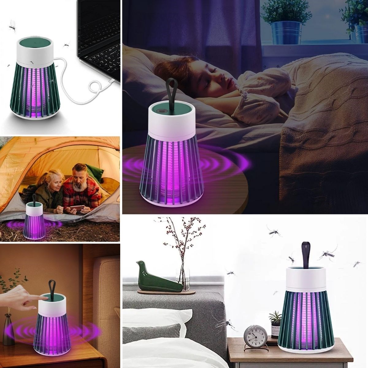 İç ve Dış Mekanlar İçin Şarjlı Sinek Öldürücü Sivrisinek Kov