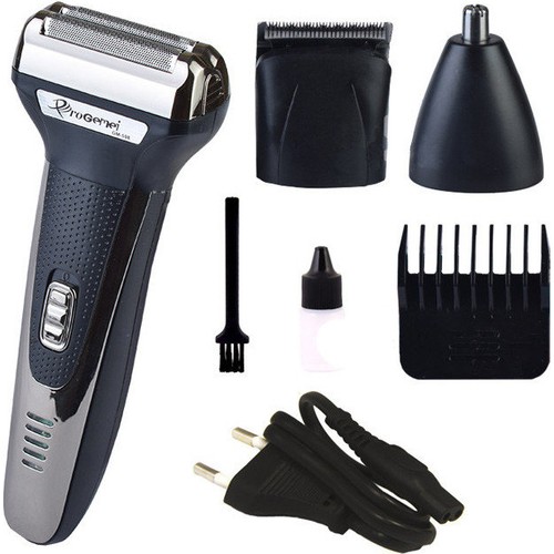 Triple Head Electric Shaver Men's Hair Beard Grooming Kit (5563) #3