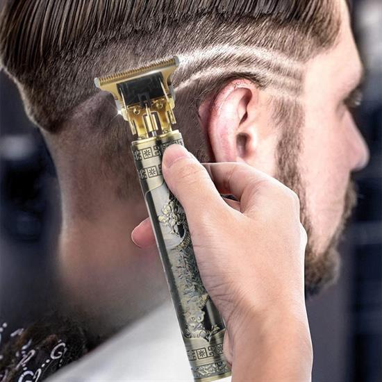 Vintage Manual Electric Shaver with 4 Heads, USB Rechargeable (5563) #4