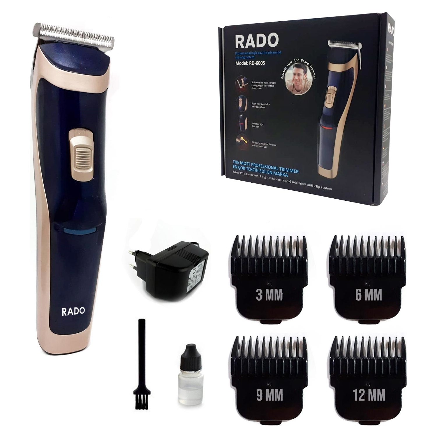 TR-650 Profesyonel Saç Sakal Tıraş Makinesi (5563) #4