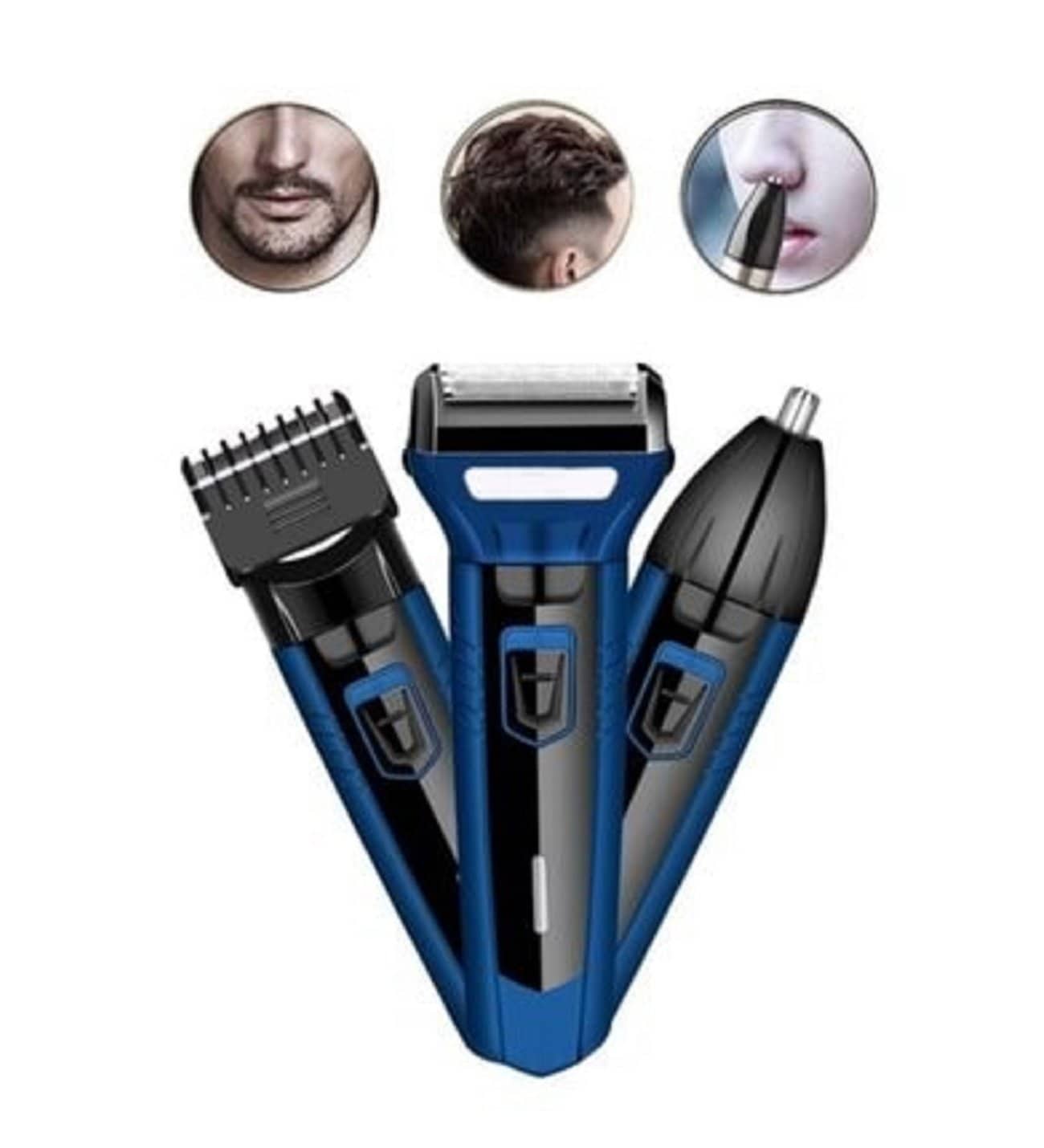 Tıraş Makinesi Saç Sakal Kesme Makinesi 3in1 (5563) #3