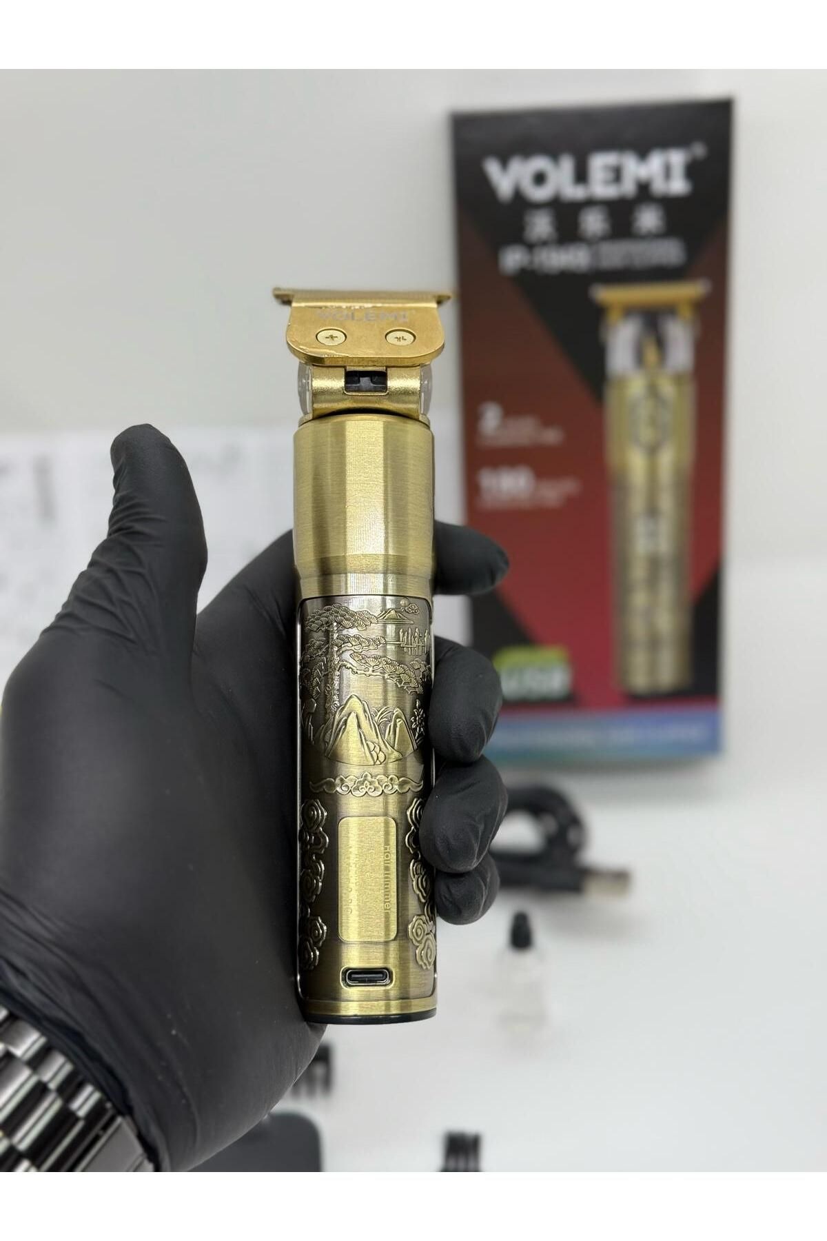 Dijital Göstergeli Saç Sakal Tıraş Makinesi - Sıfıra Yakın - IP-1949 (5563) #5