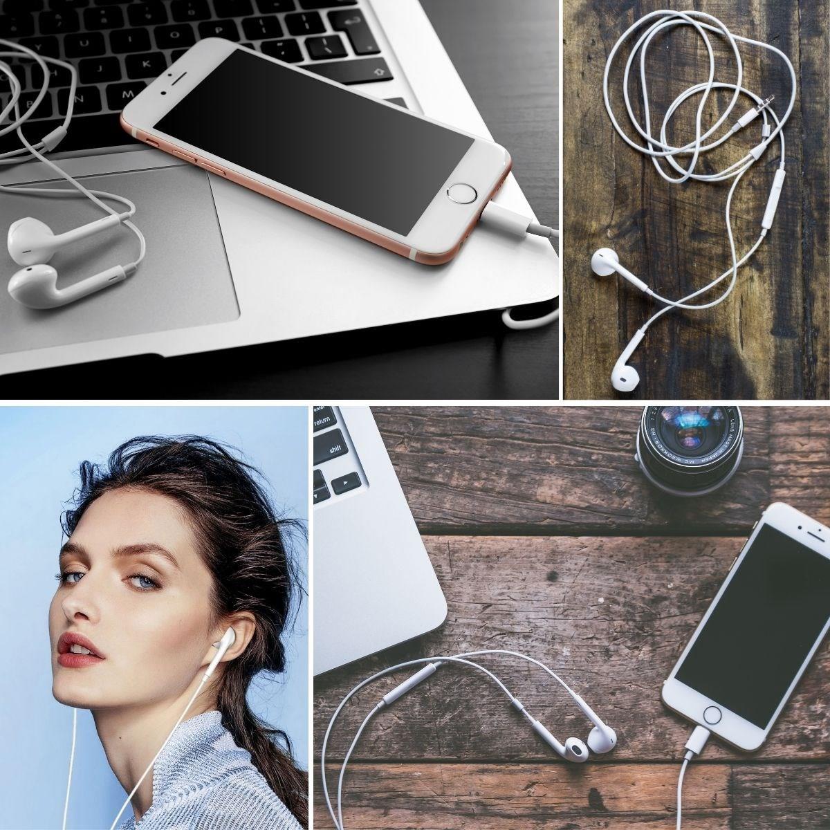 İphone Ucu Çıkışlı Pop Up Kulakiçi Yumuşak Kontrol Tuşlu Kulaklık (5563) #2