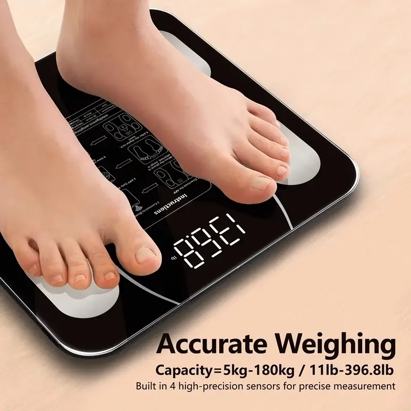 Schwarze intelligente digitale Waage FS-550 (5563) #3