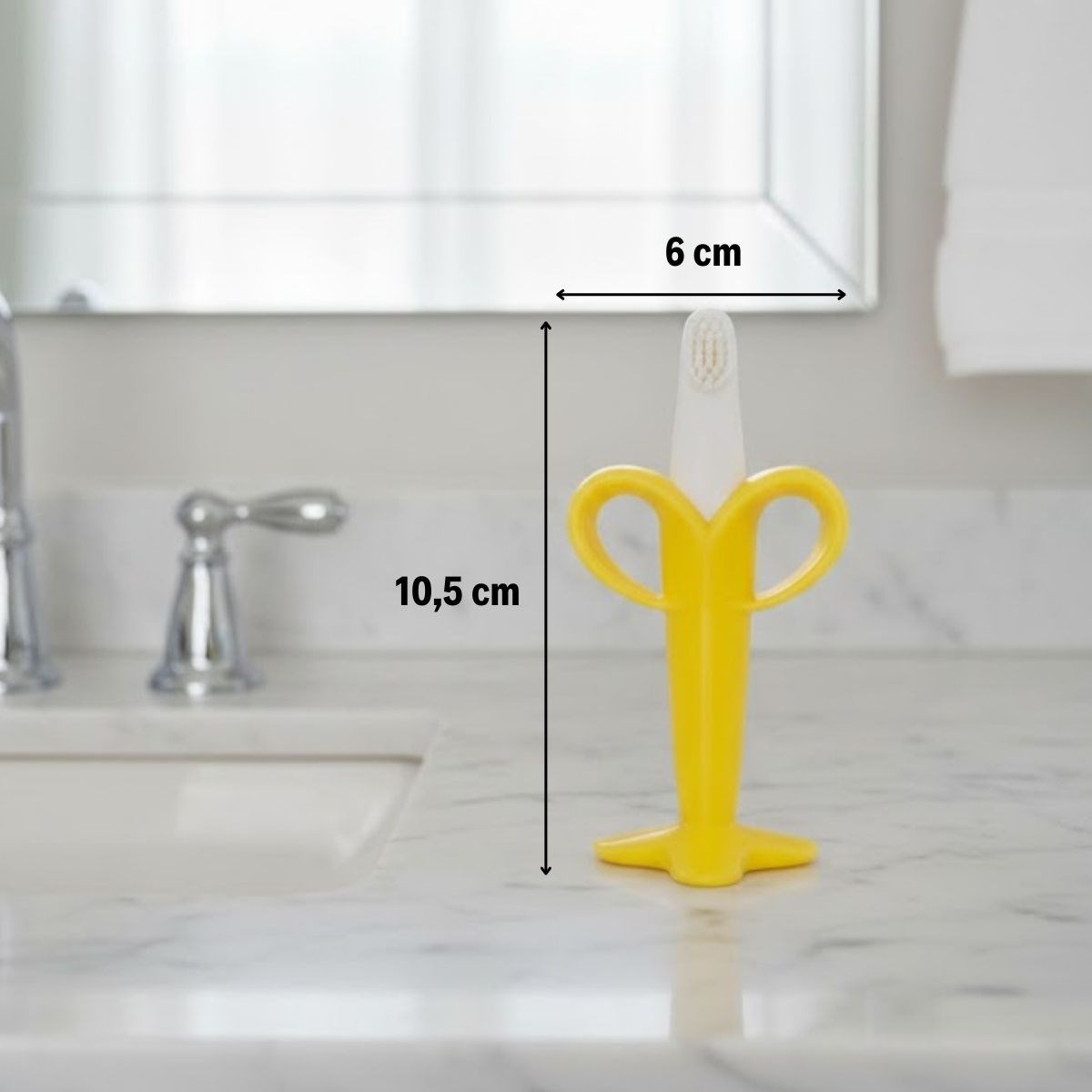 Muz Şekilli Diş Kaşıma Aparatı – Bebekler İçin Silikon Diş Kaşıyıcı, Diş Çıkarma Oyuncağı (5563) #5