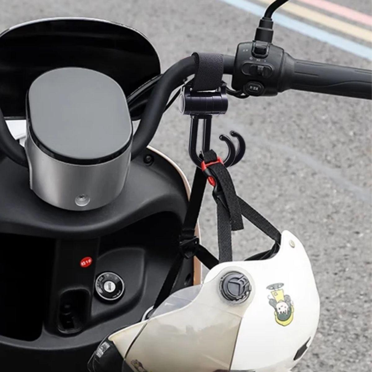 Twin Stroller Organizer Hook - 360° Rotating Plastic Attachment (5563) #3