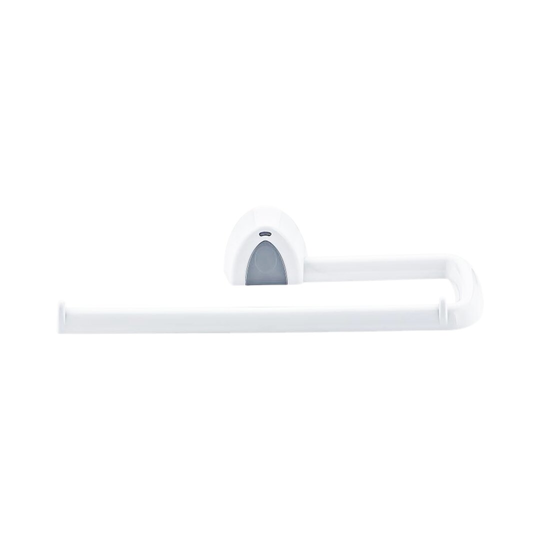 White Plastic Adhesive Paper Towel Holder - Wall Mount (5563)