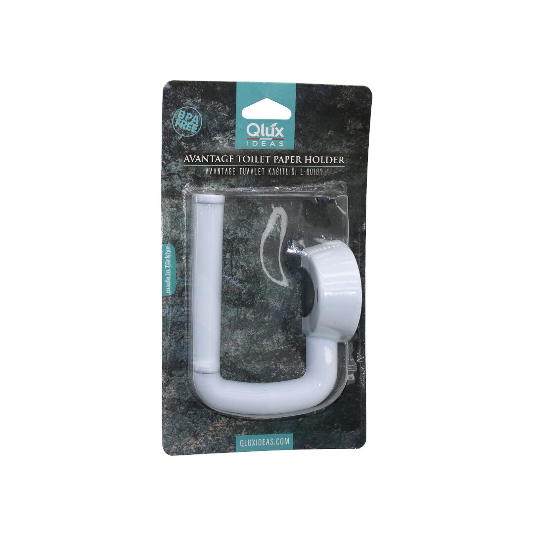 QLUX L-00107 AVANTAGE TUVALET KAĞITLIK  BEYAZ PLASTİK   YAPI