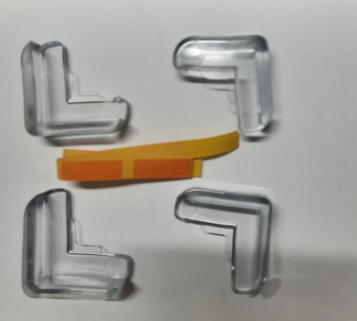 4er Set Silikon Tischeckenschutz - Kindersicherungsgerät (5563) #4