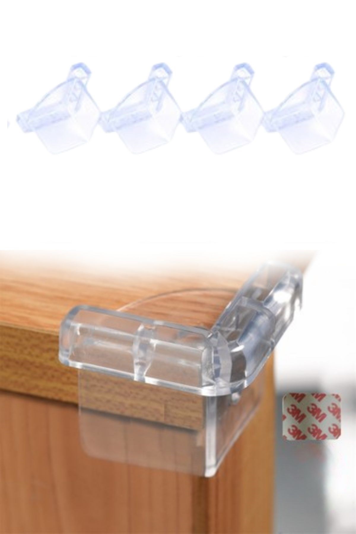 4er Set selbstklebende 3M Eckenschützer, Weich & Flexibel (5563) #4