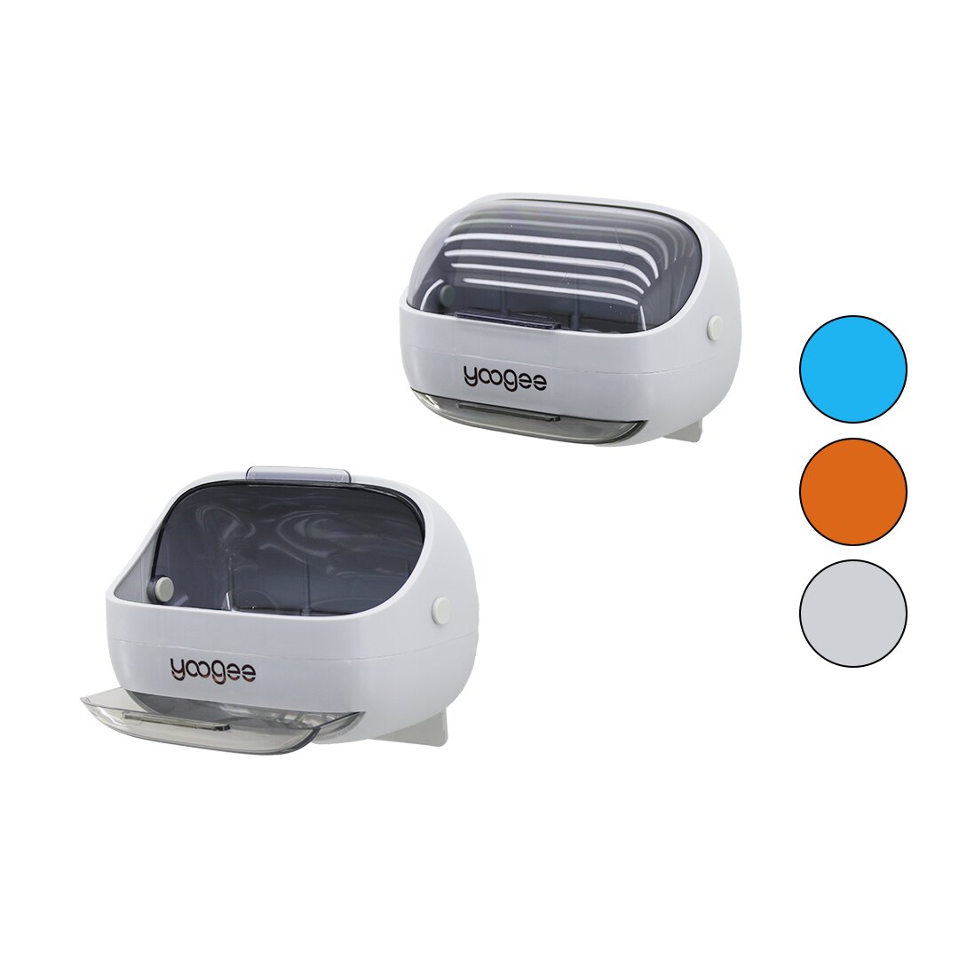 Luxury Solid Soap Dish Colored PLS Crystal Open-Close Window