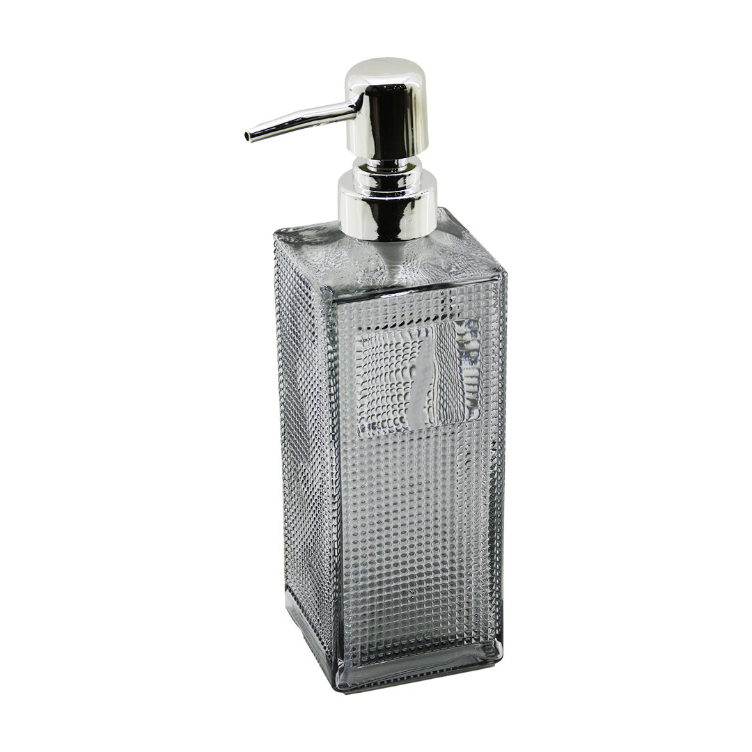 CAM KARE - Clear Bottle Frosted Dot Liquid Soap Dispenser 45