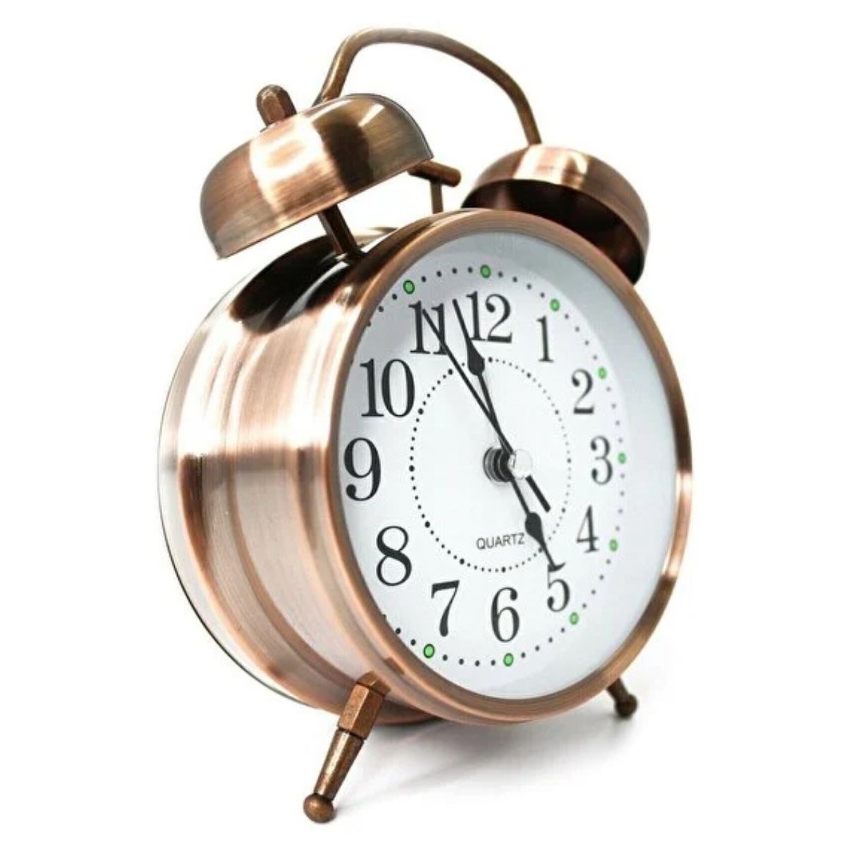 Vintage Alarm Clock – Retro Design, Silent Mechanism, Loud A