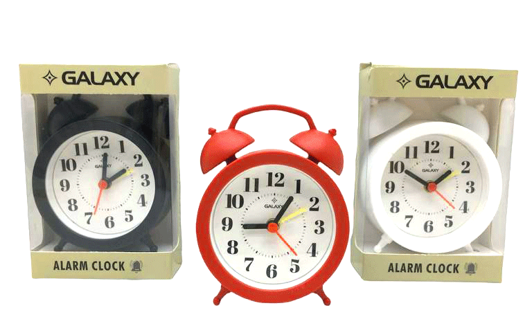 MS-300 Colorful Plastic Table Alarm Clock (5563)