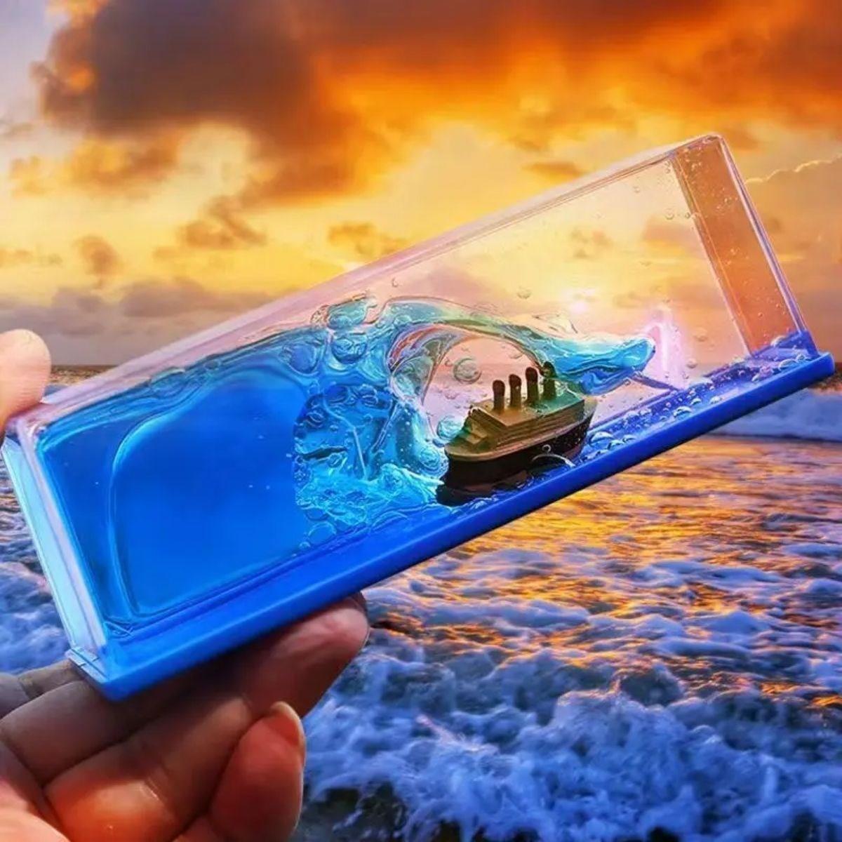 Unsinkable Ship Decorative Gift for Home and Office