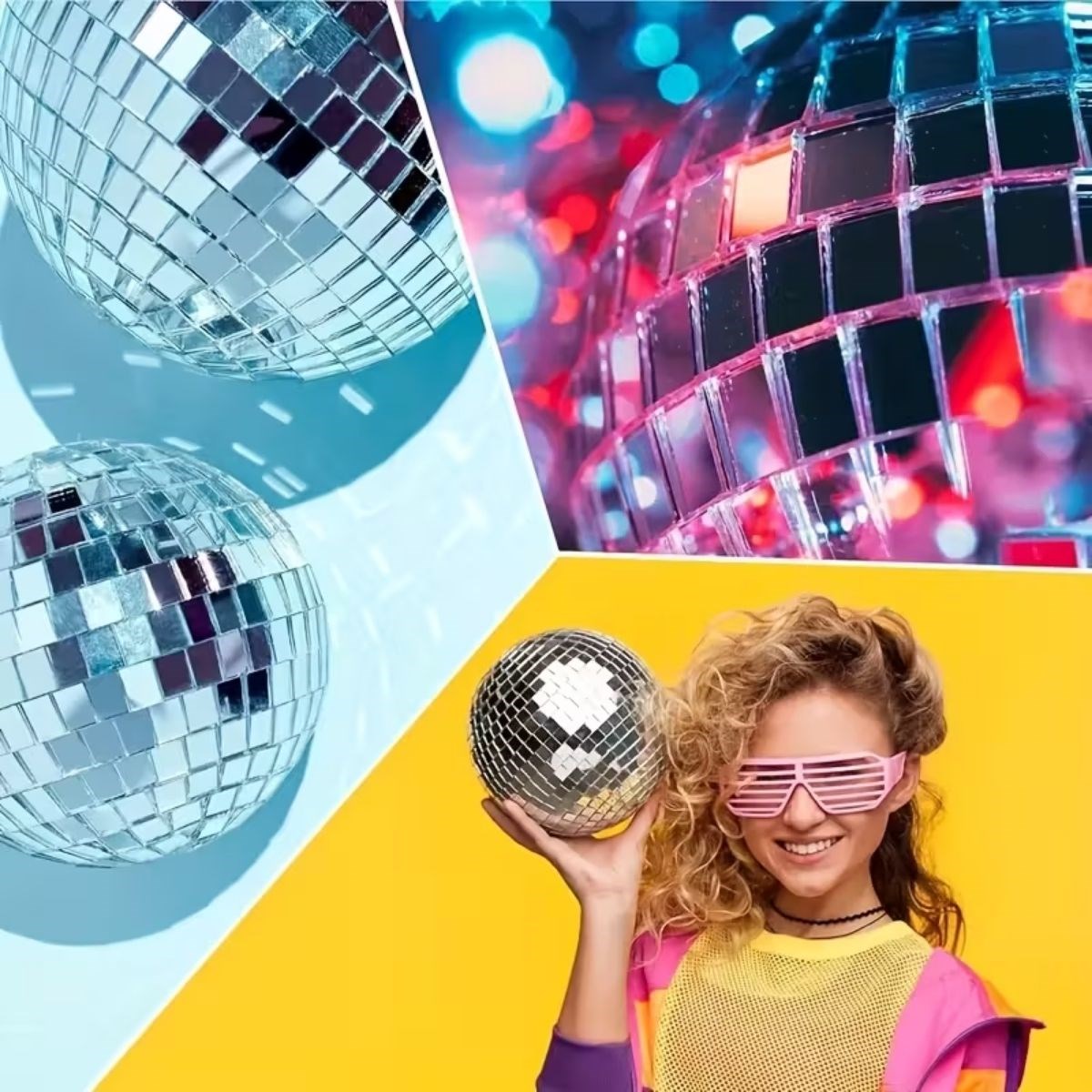 Square Silver Glass Mosaic Tile Stickers Handcrafted Self-Adhesive Mirror Decor Panel 30x30 cm (5563) #2