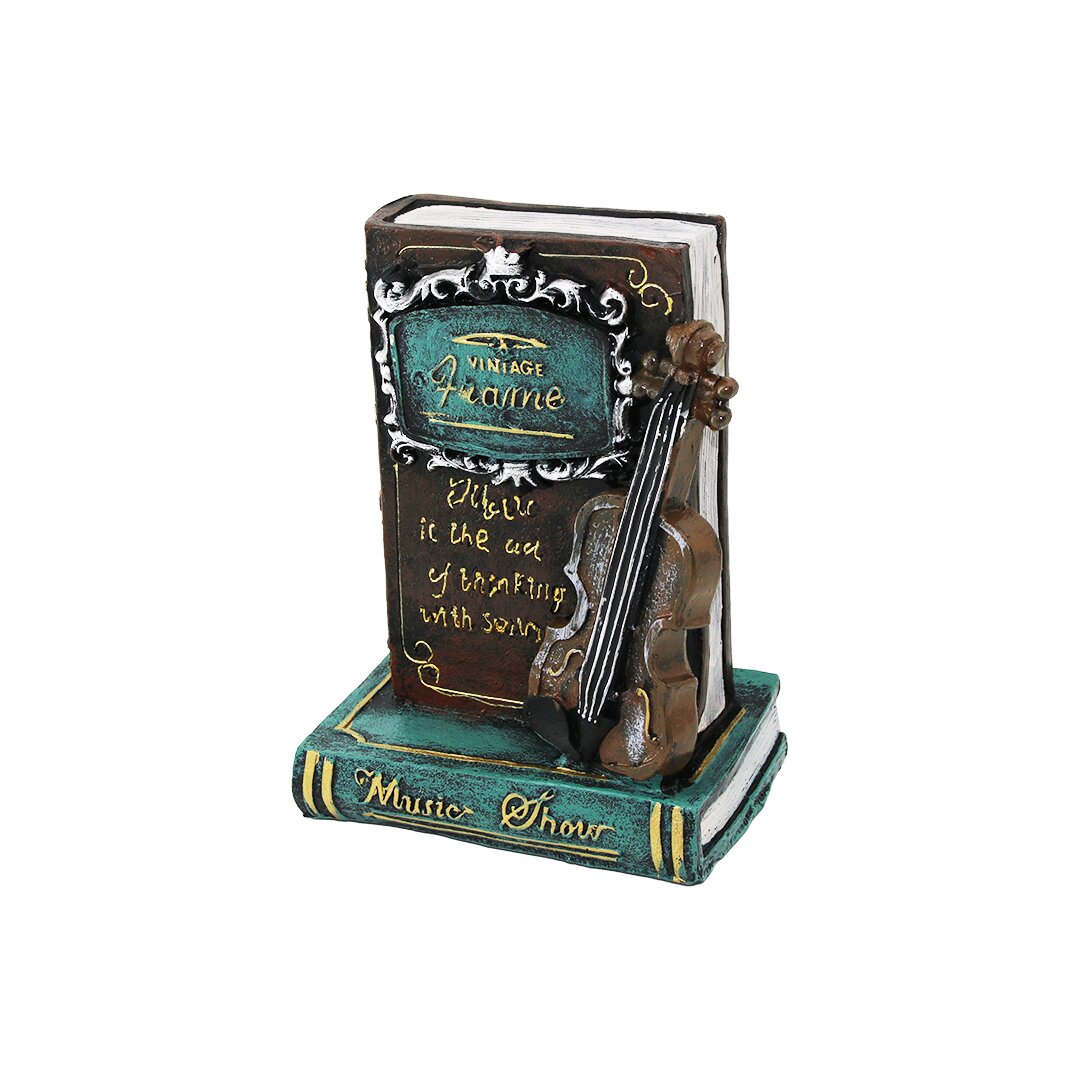Vintage Guitar & Book Decorative Figurine - Money Box 21x14x