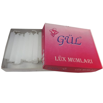 Small White Candle 20-Pack Box (5563)