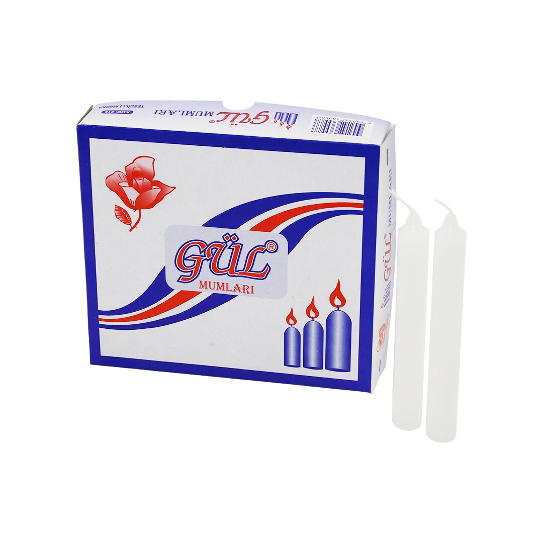 Large White Candle Set 20-Pack (5563)