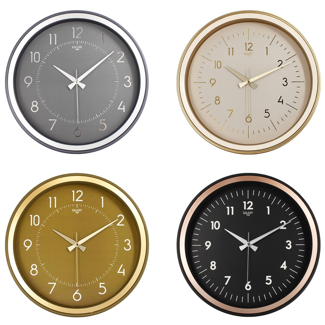 GALAXY PREMIUM 1975-FG-AC-TA-KR Wall Clock 37 CM