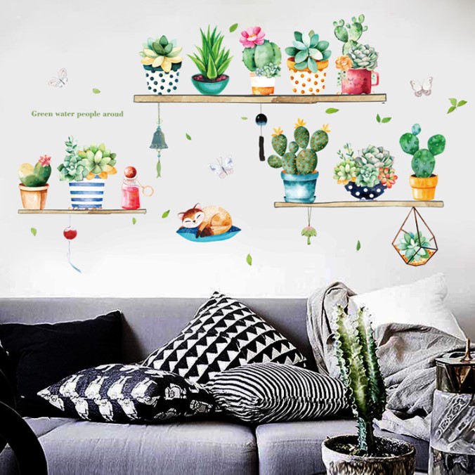 Shelf Design Mixed Pattern Adhesive Sticker Set (5563)