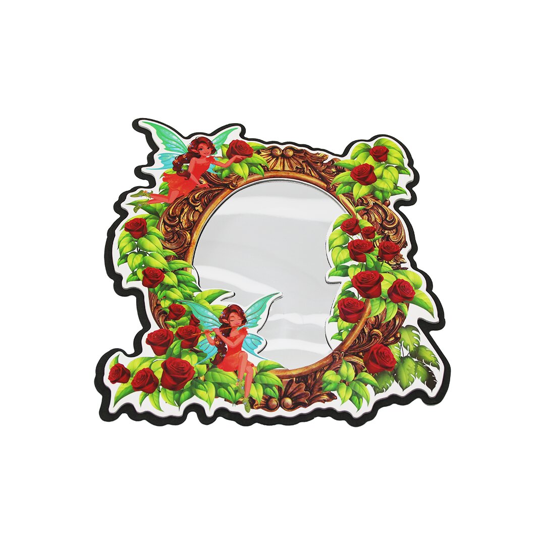 Patterned Mirror Wall Sticker (5563)