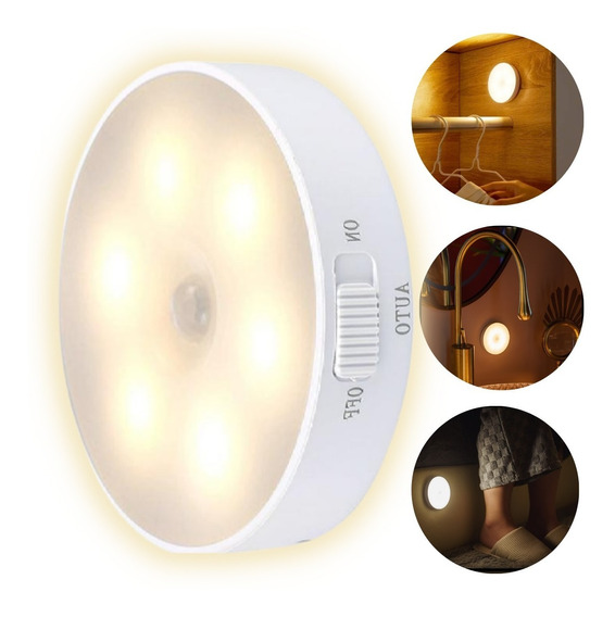 Hareket Sensörü Dolap Altı Aydınlatması USB Şarj Edilebilir LED (5563) #5