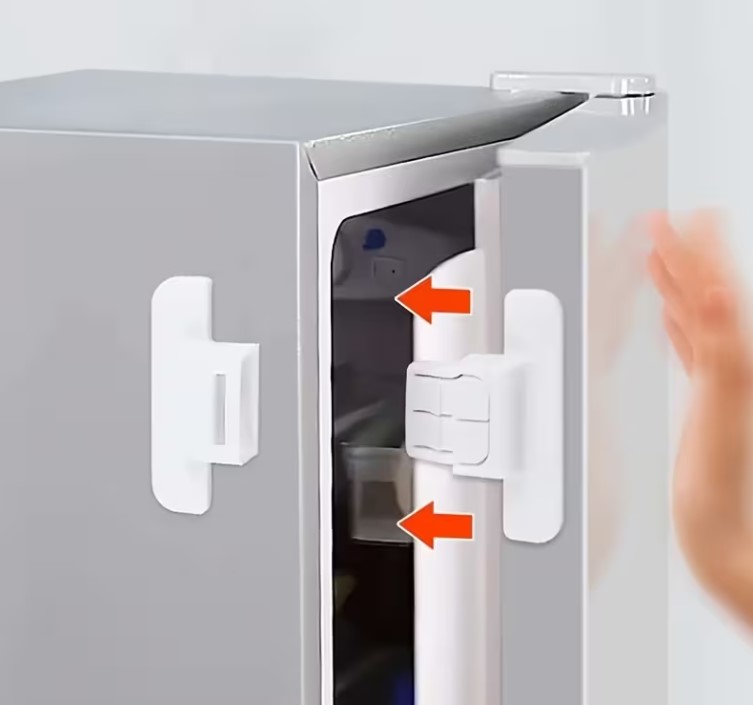 4 Adet Buzdolabı, Çekmece ve Dolap Kapağı Çocuk Kilidi (5563) #2