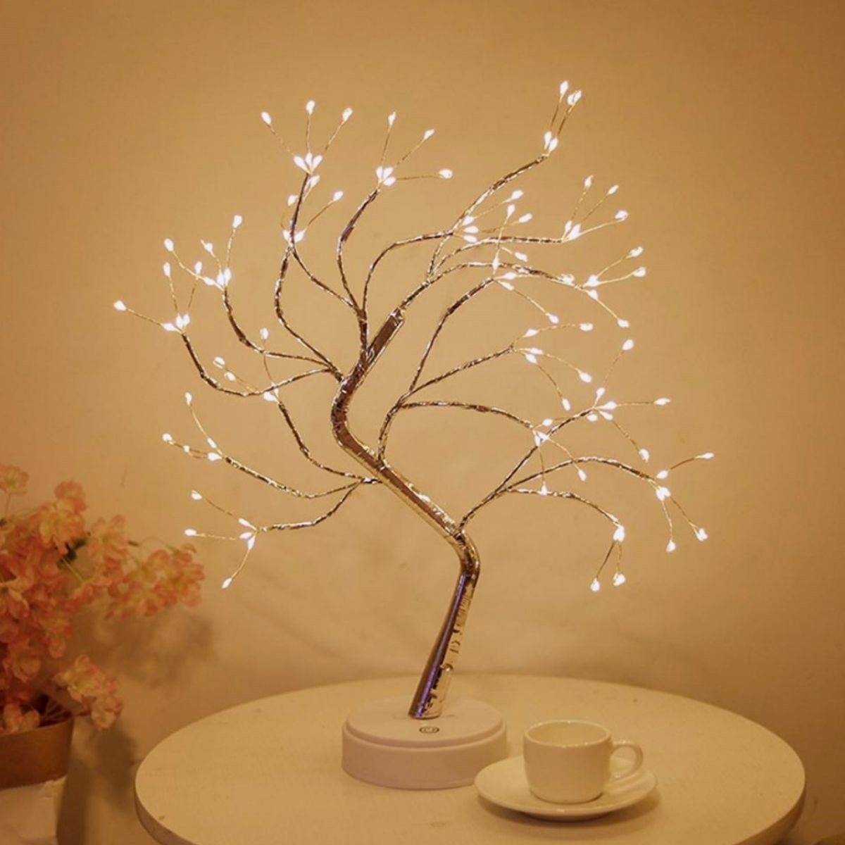 Desktop Fairy Tree LED Lamp – Daylight, 3-Level Brightness,