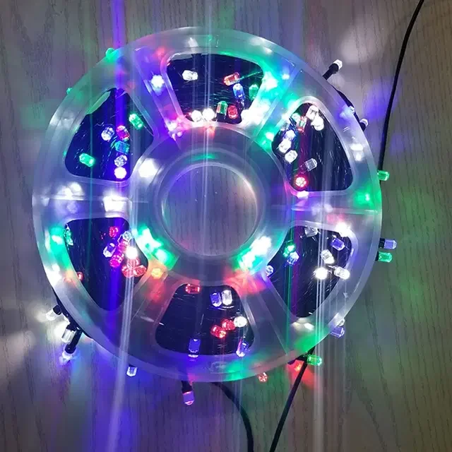 Renkli Vip Profesyonel 25 Metre Renkli LED Işık 220V Fişli Renkli (5563) #2