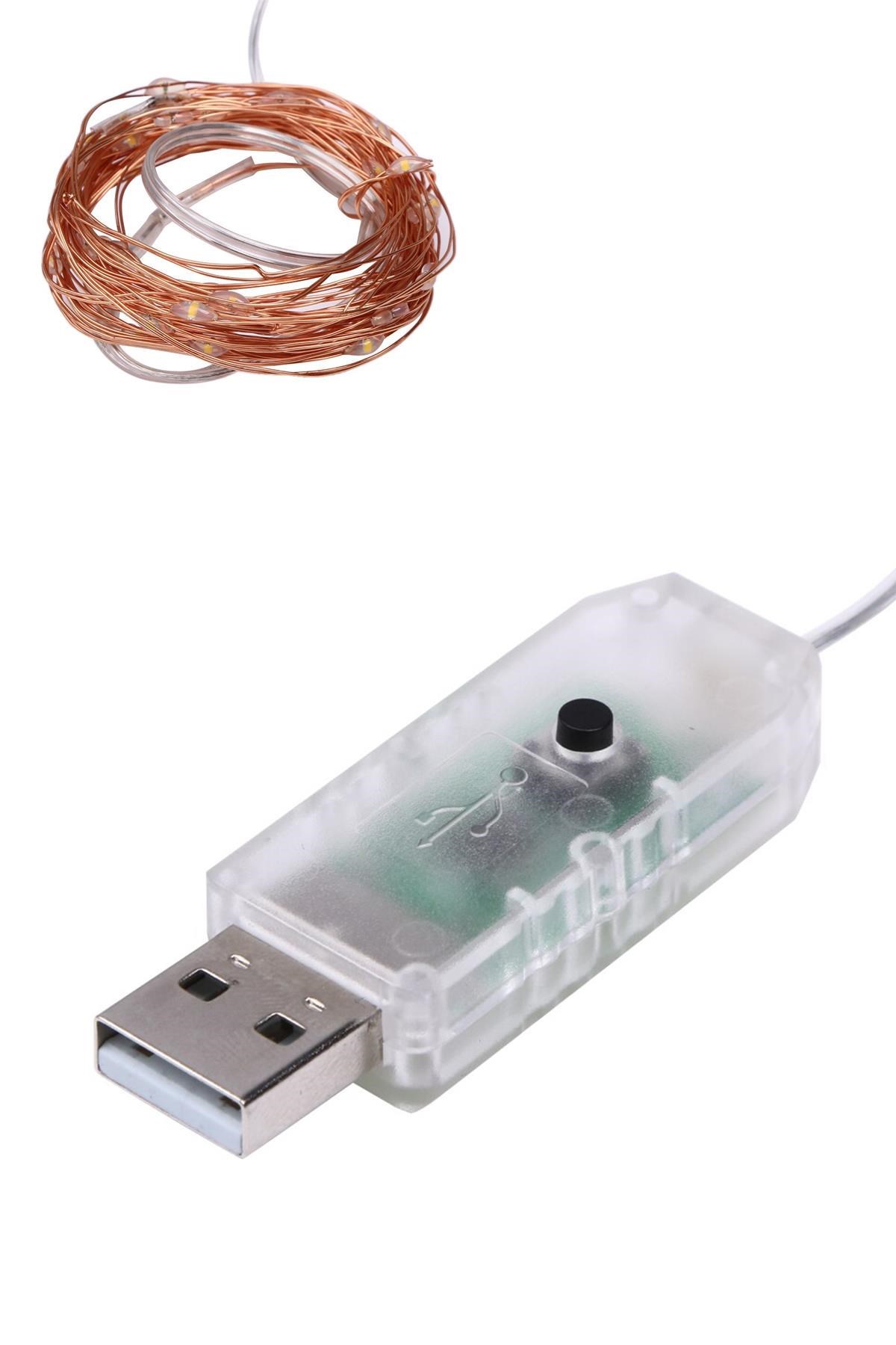 Yılbaşı ve Özel Konsept Dekorasyon 5 Mt USB Bağlantılı Led Işık (5563) #3