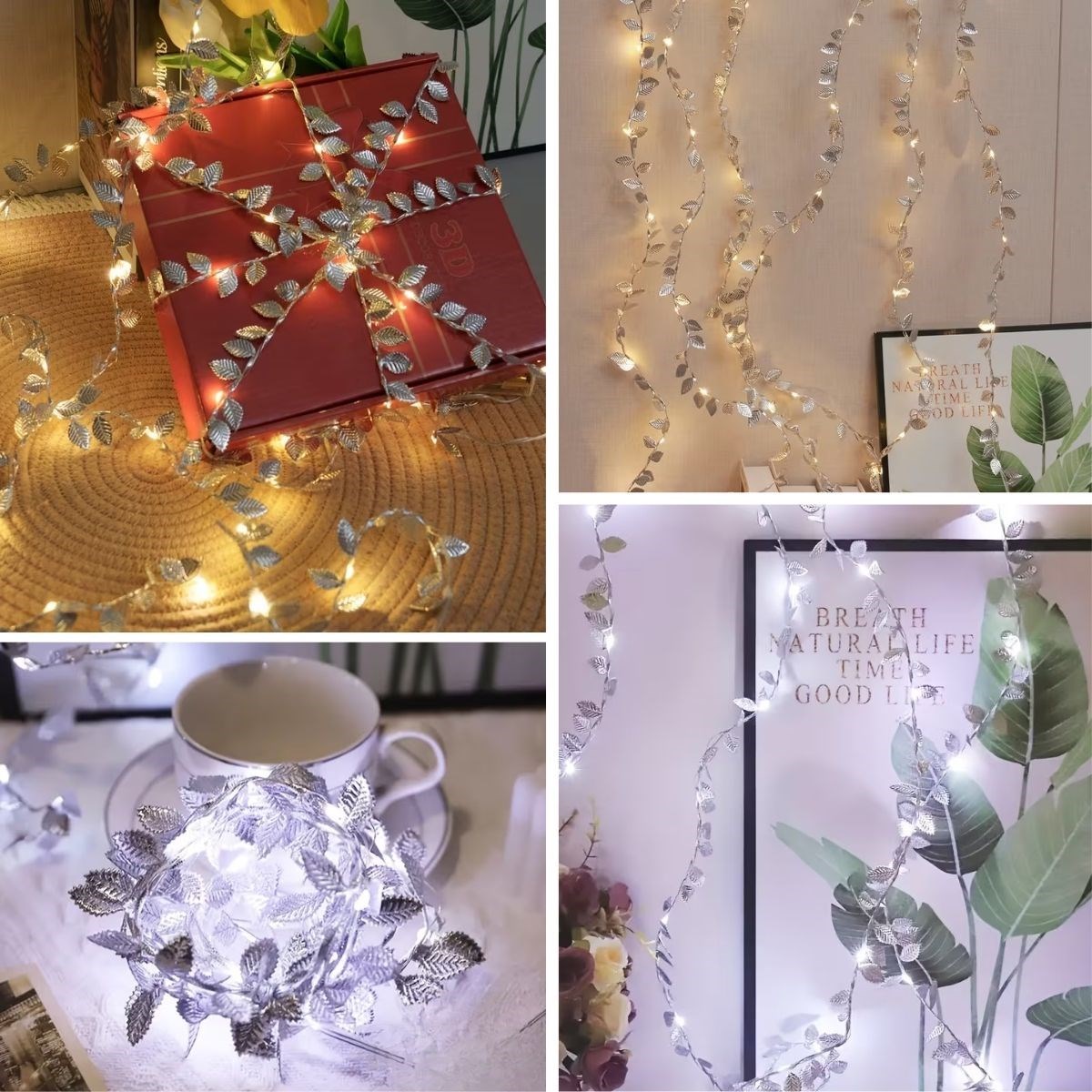 3 Meter Vergoldete Silber LED-Licht – Dekorative Beleuchtung und Weihnachtsbeleuchtung (5563) #2