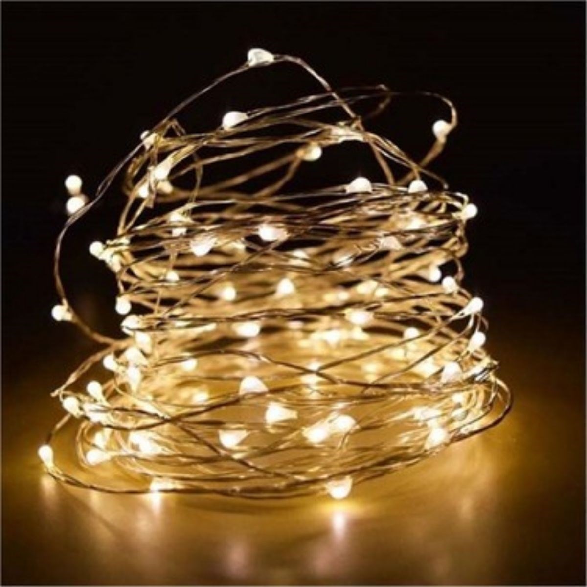 Yellow Fairy LED Flashing Light – 10M Decorative Room & Even