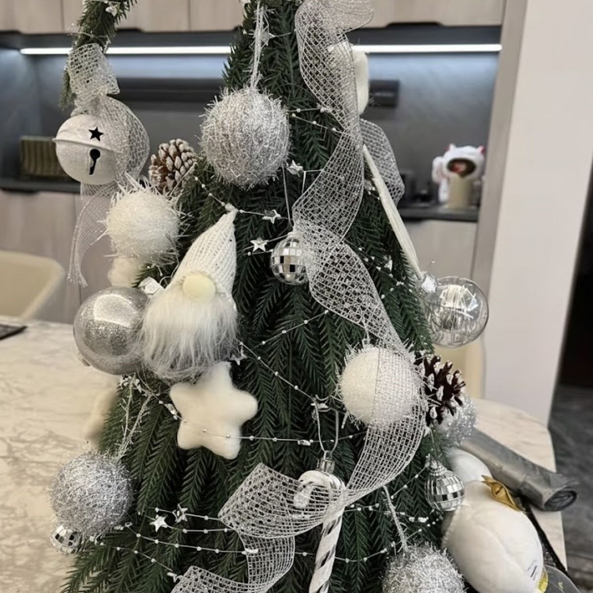 Sternenkette 3x3m LED USB Deko mit Perlen - Haus-, Zimmer- und Eventdekoration #5