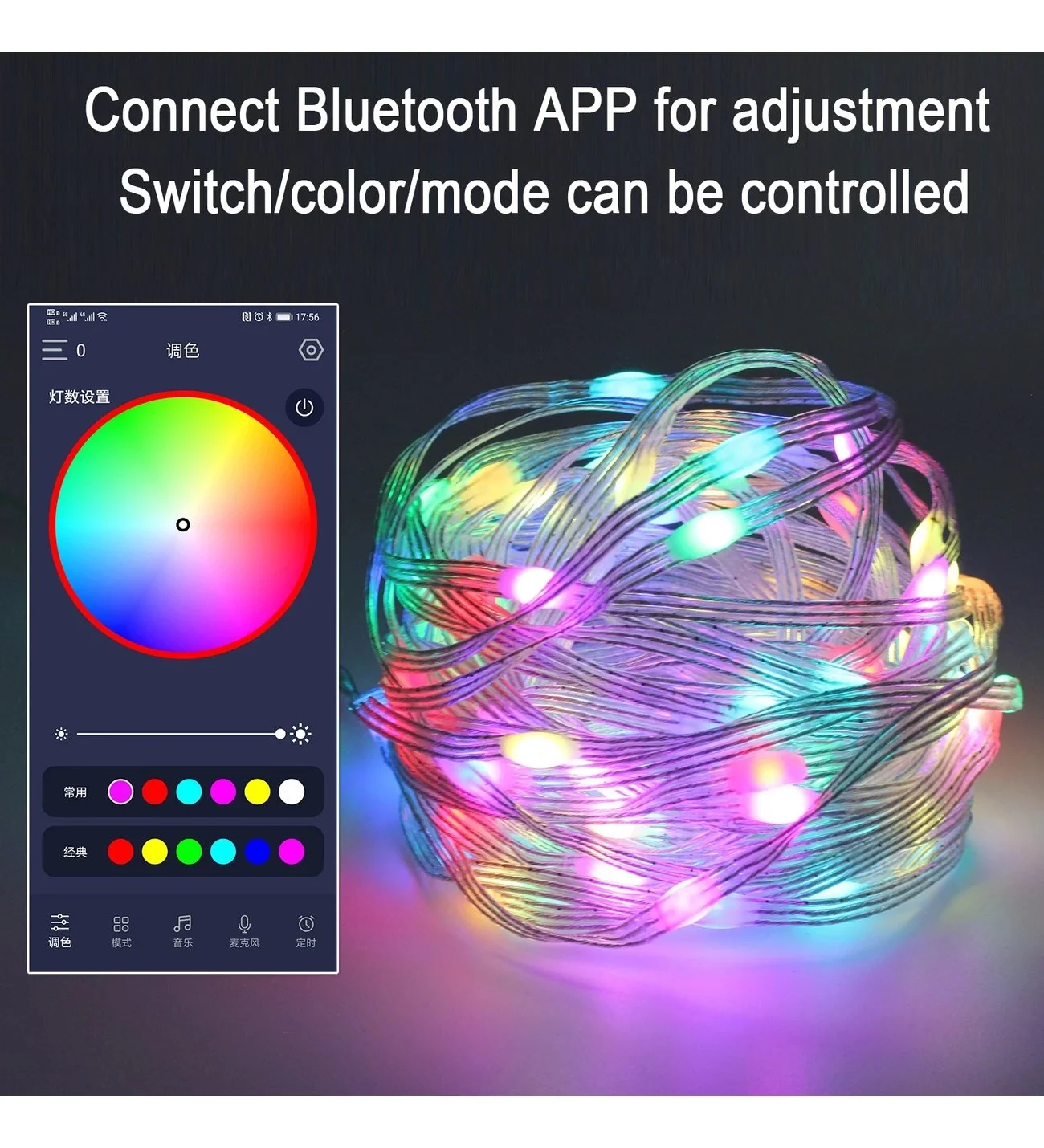 10m LED-Streifen, USB-Verbindung, Fernbedienung, Ambientelicht SDR-LED-109 (5563) #4