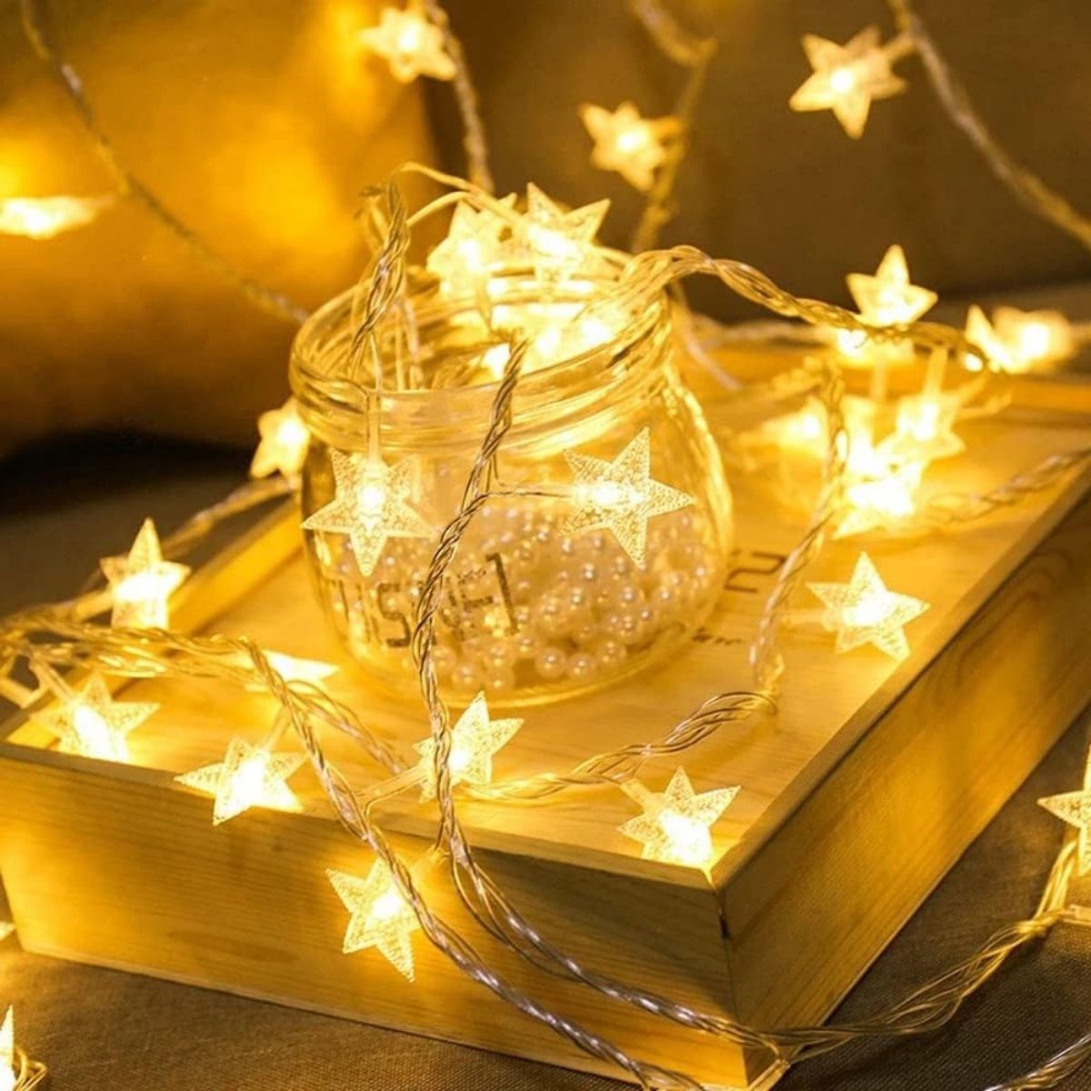 20 Mini Star LED Lights 5M Daylight Decorative LED String (5