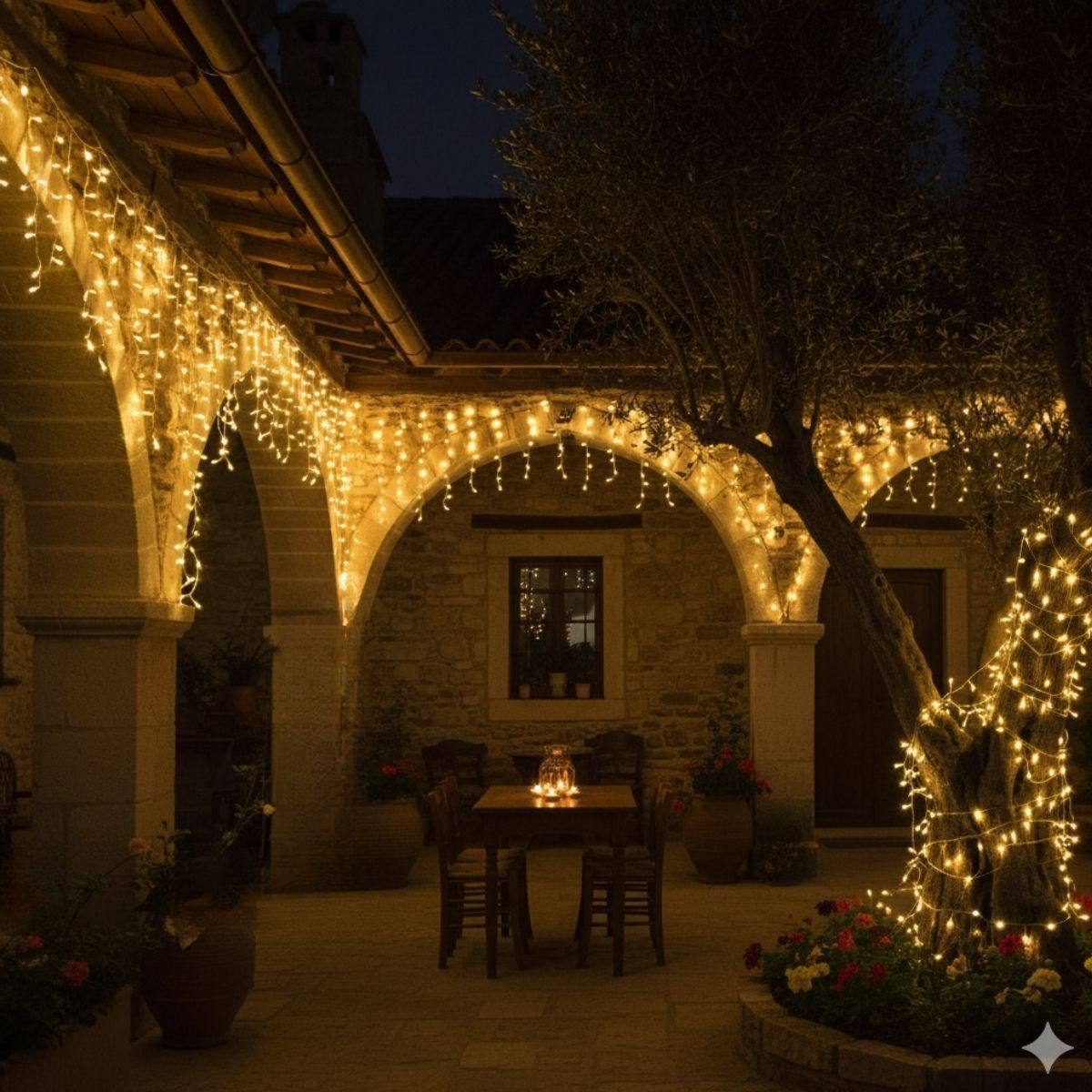 Warmweiß 10m Perlenkette LED mit 5 Lichtmodi (5563) #5