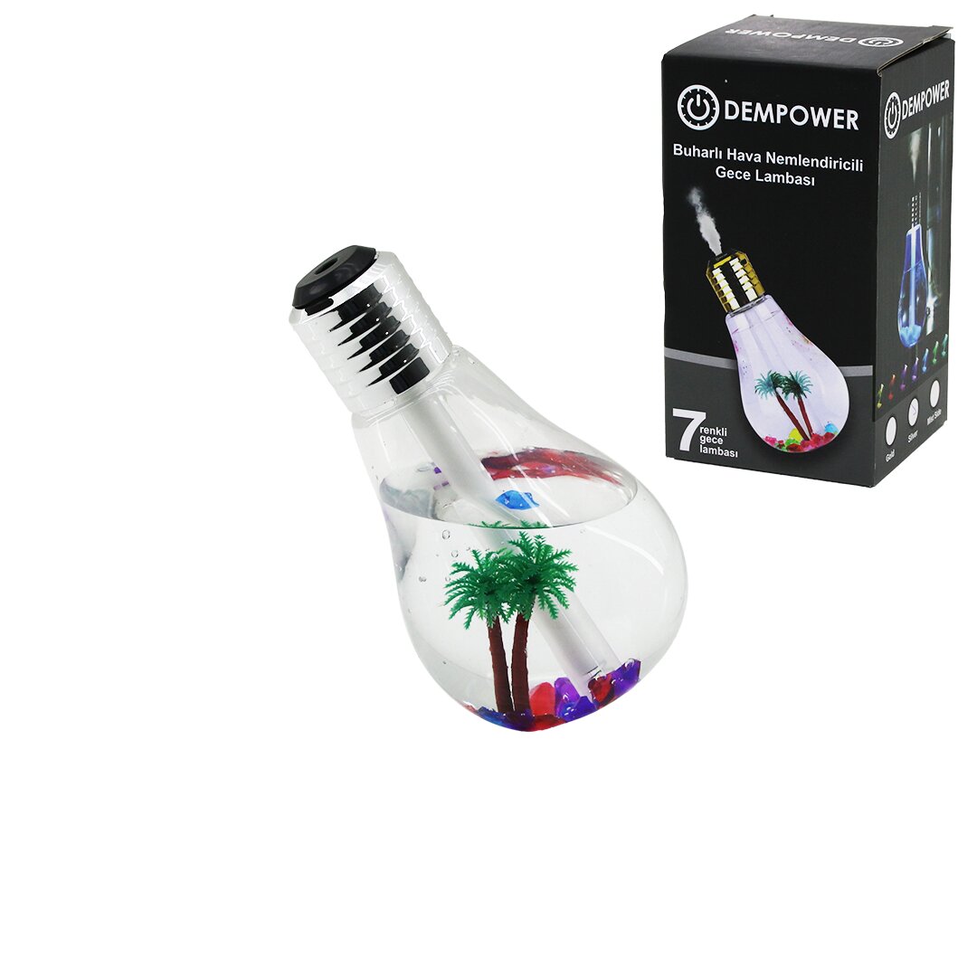 7-Color 2W Decorative Humidifier Steam Night Light (5563)