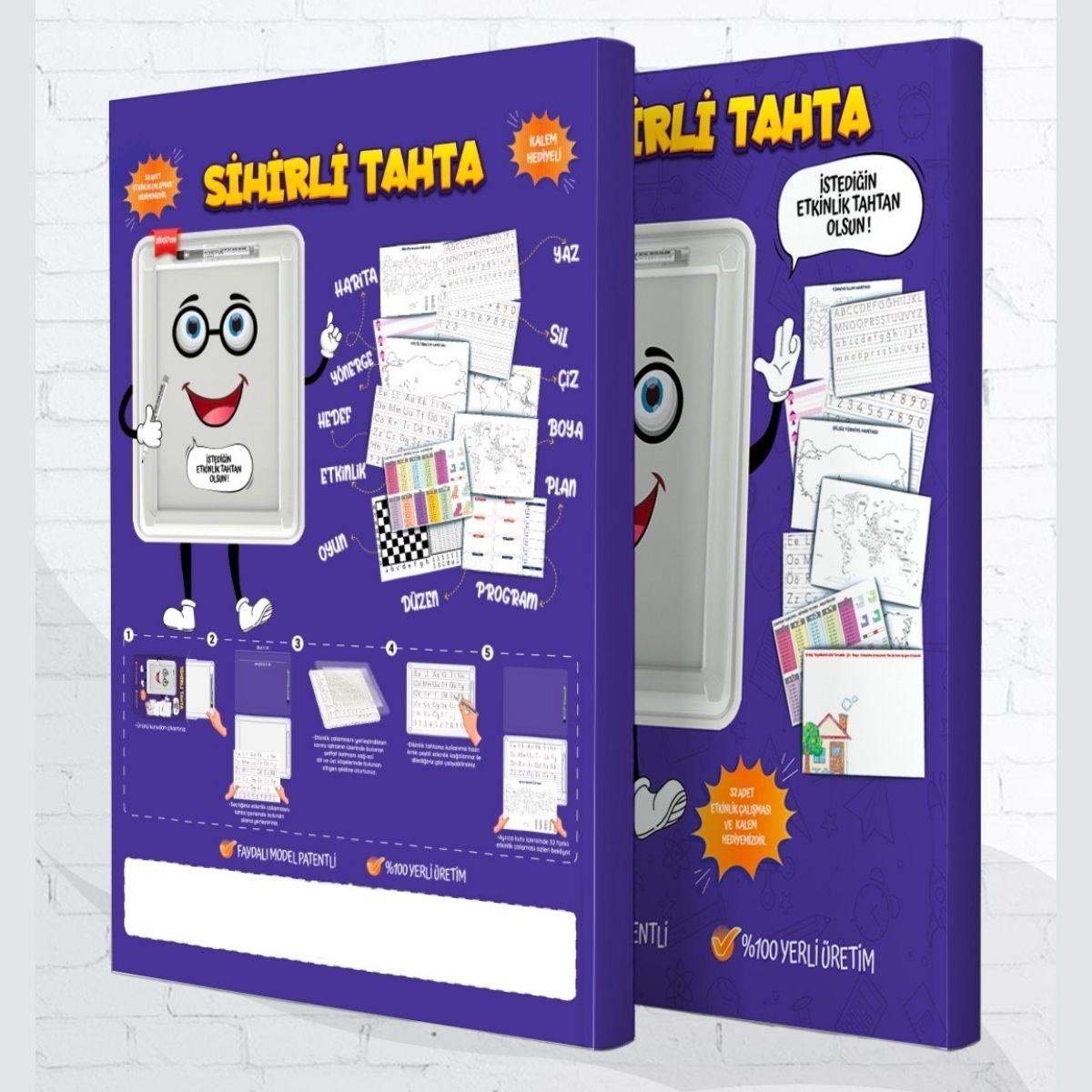 Educational Magic Activity Board with Pen & Eraser Gift (5563) #5